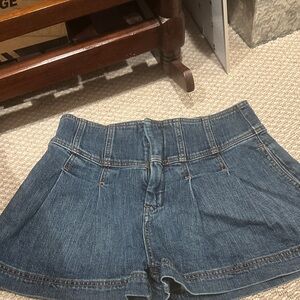 Pilcro Medium Blue Denim Shorts